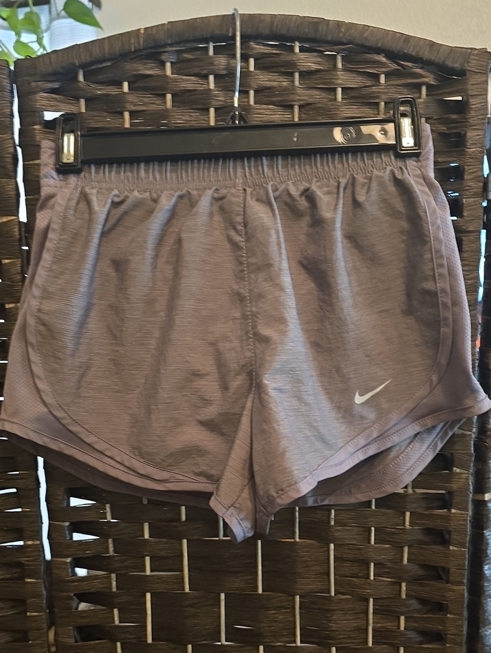 Nike Women's Gray Athletic Running Shorts, Lined, XS